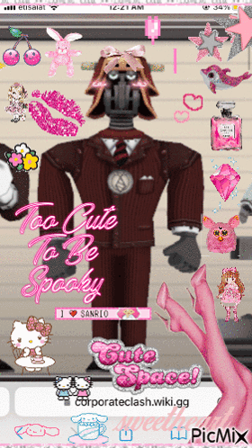 A Screenshot Of A Video Game Called Too Cute To Be Spooky GIF