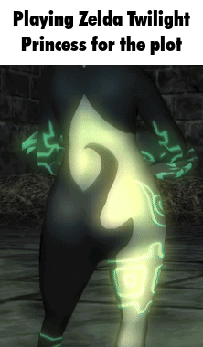 A Screenshot Of A Video Game Called Zelda Twilight Princess GIF
