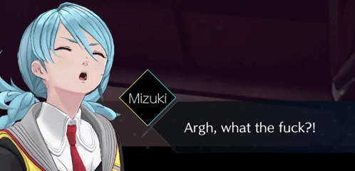 A Screenshot Of A Video Game Character Named Mizuki GIF