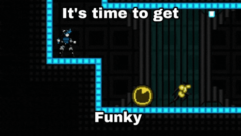 A Screenshot Of A Video Game Says It 'S Time To Get Funky GIF