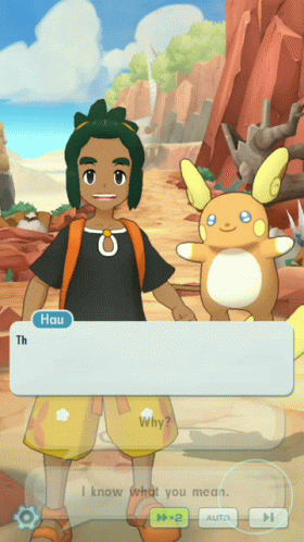 Video Game Boy And Hau Pokemon GIF