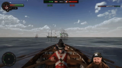a screenshot of a video game shows a battle between the british and french