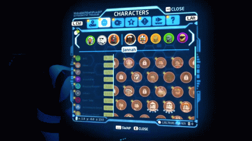 A Screenshot Of A Video Game Shows A Character Called Jannah GIF