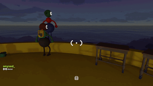 A Screenshot Of A Video Game Shows A Character With A Red Scarf Around Their Neck GIF