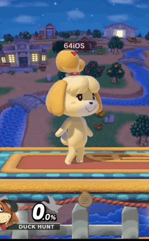 A Screenshot Of A Video Game Shows A Duck Hunt GIF