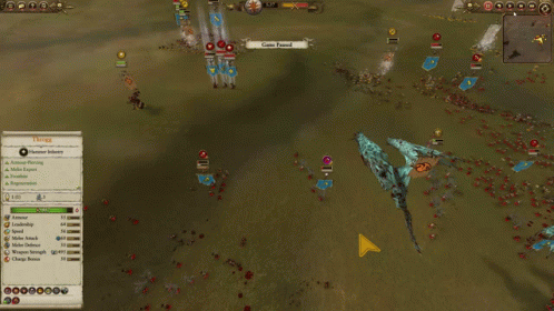 A Screenshot Of A Video Game Shows A Frog Worm Being Killed By A Flying Monster GIF