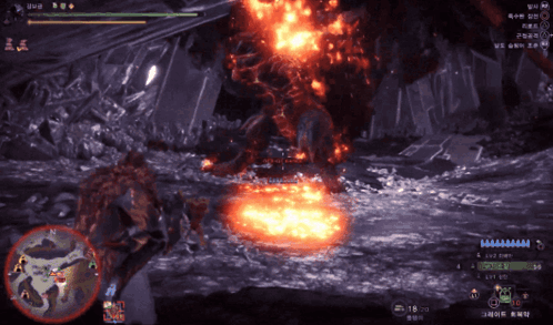 A Screenshot Of A Video Game Shows A Monster Being Killed GIF