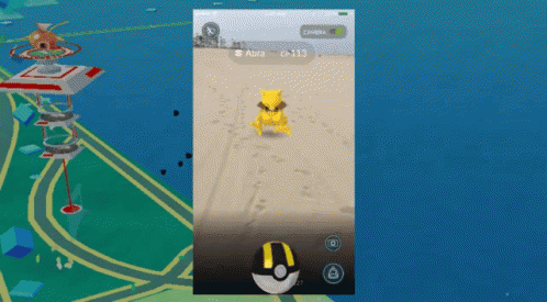 A Screenshot Of A Video Game Shows A Pokemon Being Struck By A Bullet GIF