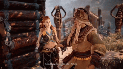 A Screenshot Of A Video Game Shows A Woman Named Teresa GIF