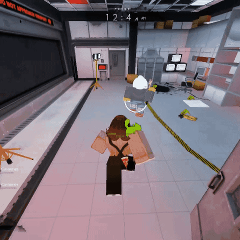 A Screenshot Of A Video Game Shows The Time As 12:44 GIF