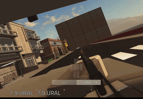 A Screenshot Of A Video Game That Says 7.9 Ural 7.9 Ural On It GIF
