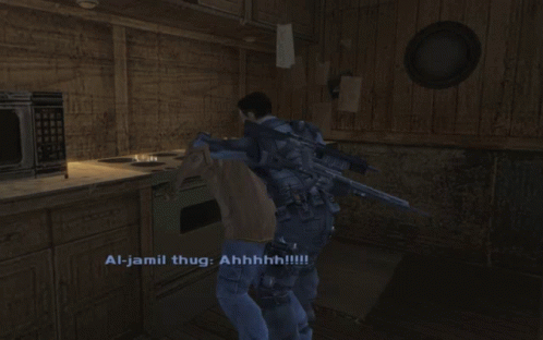 A Screenshot Of A Video Game That Says Al-Jamil Thug GIF