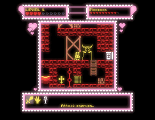 A Screenshot Of A Video Game That Says Attack Enemies On It GIF