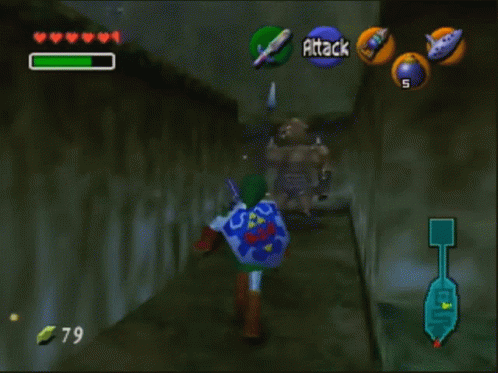 a screenshot of a video game that says attack on the screen