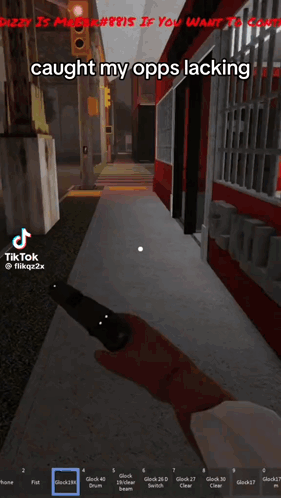 A Screenshot Of A Video Game That Says ' Caught My Opps Lacking ' On It GIF