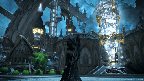 A Screenshot Of A Video Game That Says Final Fantasy On The Bottom GIF