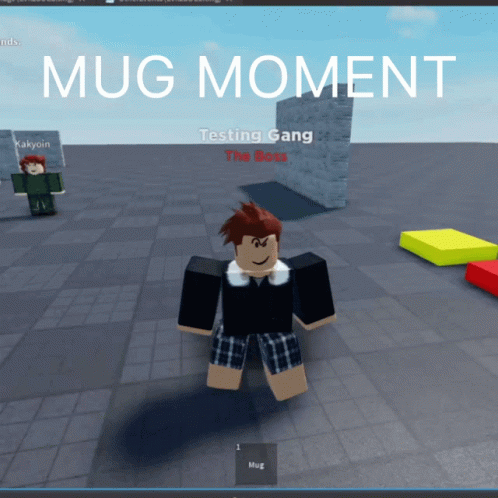A Screenshot Of A Video Game That Says Mug Moment On The Top GIF