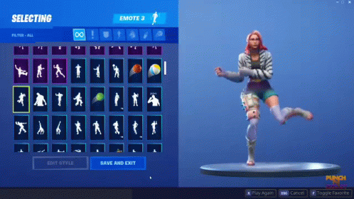 A Screenshot Of A Video Game That Says Selecting On It GIF