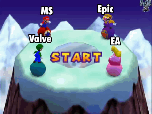 A Screenshot Of A Video Game That Says Start On It GIF
