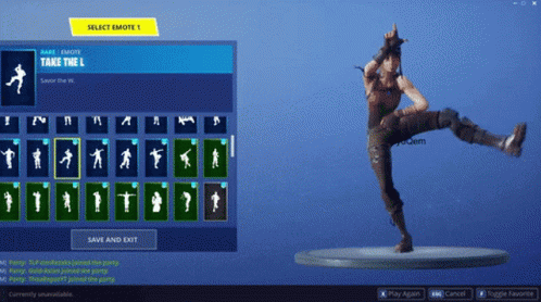 A Screenshot Of A Video Game That Says Take The L. GIF
