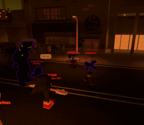 A Screenshot Of A Video Game That Says The Fox At The Bottom GIF