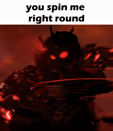 A Screenshot Of A Video Game That Says You Spin Me Right Round . GIF