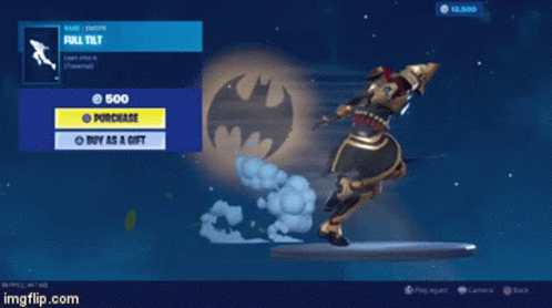 A Screenshot Of A Video Game With A Batman Logo On It GIF