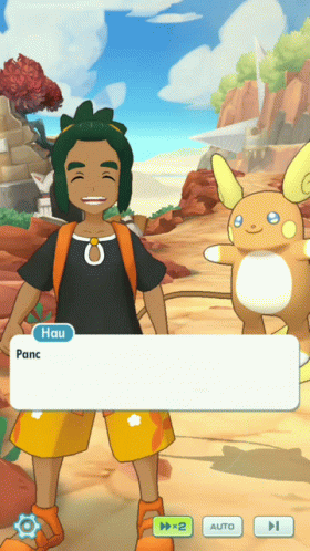 Video Game Screenshot With Boy Named Pau GIF