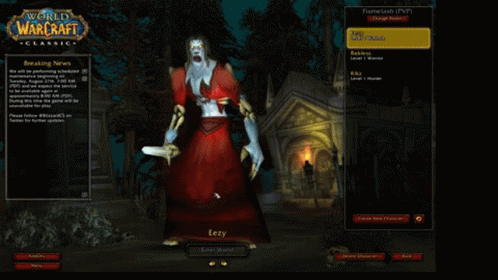A Screenshot Of A Video Game With A Character Named Ezzy GIF