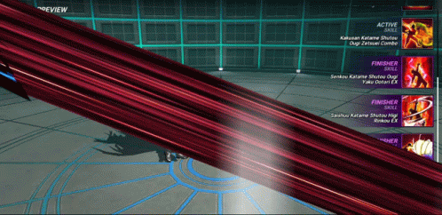 A Screenshot Of A Video Game With A Finisher Skill On The Screen GIF