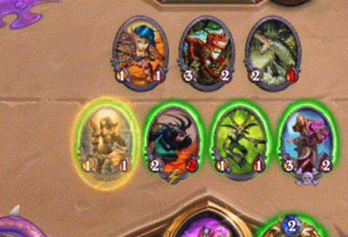 A Screenshot Of A Video Game With A Lot Of Cards On It GIF