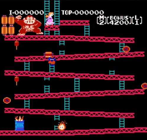 A Screenshot Of A Video Game With A Monkey And A Girl GIF