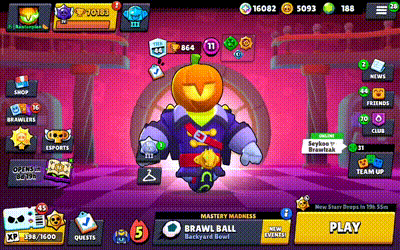 A Screenshot Of A Video Game With A Pumpkin Head On It . GIF