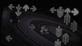 A Screenshot Of A Video Game With Arrows Pointing In Different Directions GIF
