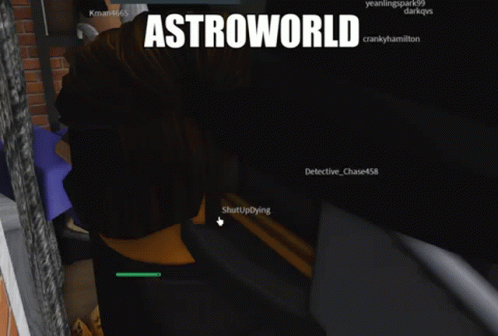 A Screenshot Of A Video Game With Astroworld Written On The Bottom GIF