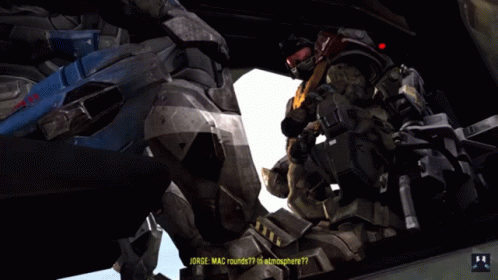 A Screenshot Of A Video Game With Jorge Mac Asking If The Atmosphere Is Okay GIF