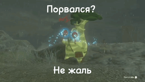 a screenshot of a video game with russian writing