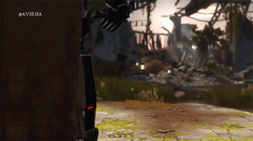 A Screenshot Of A Video Game With The Hashtag @Avirha At The Bottom GIF