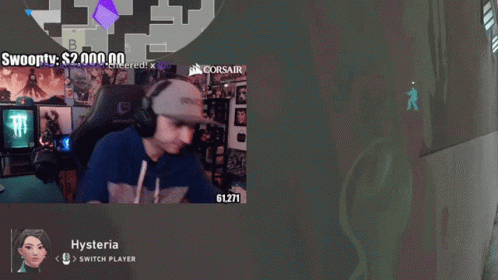 A Screenshot Of A Video Game With The Name Hysteria On The Bottom Right GIF