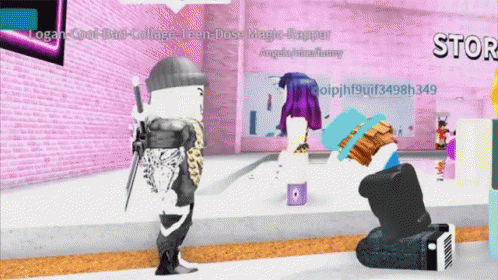 A Screenshot Of A Video Game With The Name Logan On The Bottom Left GIF