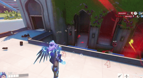 A Screenshot Of A Video Game With The Name Raylucky On The Bottom GIF