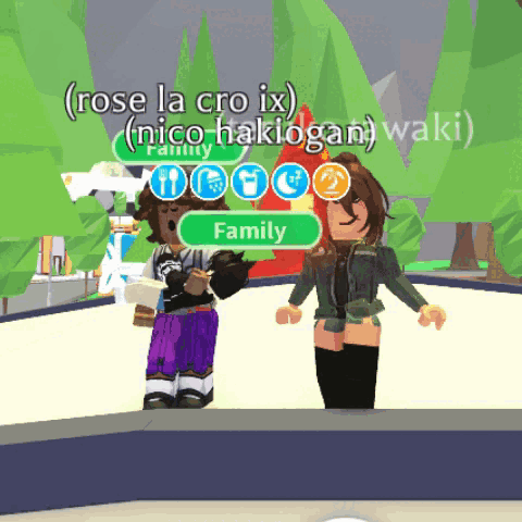 A Screenshot Of A Video Game With The Name Rose La Cro Ix At The Top GIF