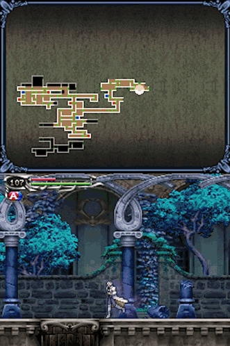 A Screenshot Of A Video Game With The Number 107 On The Bottom Right GIF