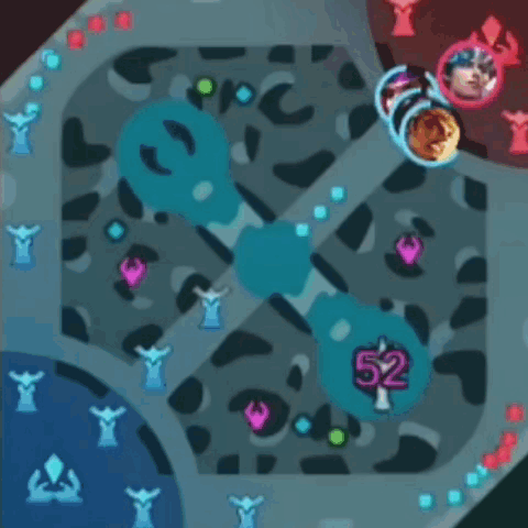 A Screenshot Of A Video Game With The Number 44 On The Map GIF