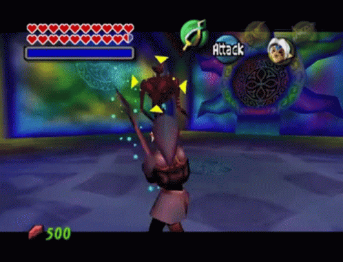 A Screenshot Of A Video Game With The Word Attack On The Bottom GIF