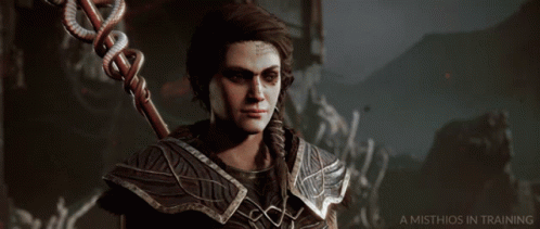 A Screenshot Of A Video Game With The Words A Misthios In Training At The Bottom GIF