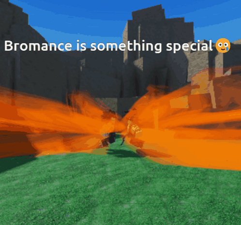 A Screenshot Of A Video Game With The Words Bromance Is Something Special GIF