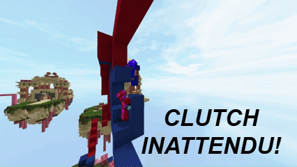 A Screenshot Of A Video Game With The Words Clutch Inattendu On The Bottom GIF