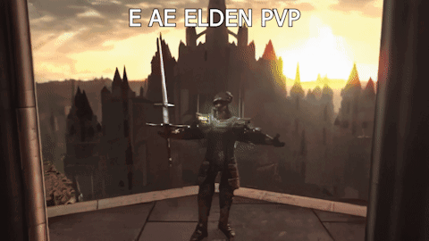A Screenshot Of A Video Game With The Words E Ae Elden Pvp On The Bottom GIF