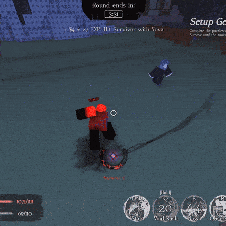 A Screenshot Of A Video Game With The Words Ego Demon Humbled GIF